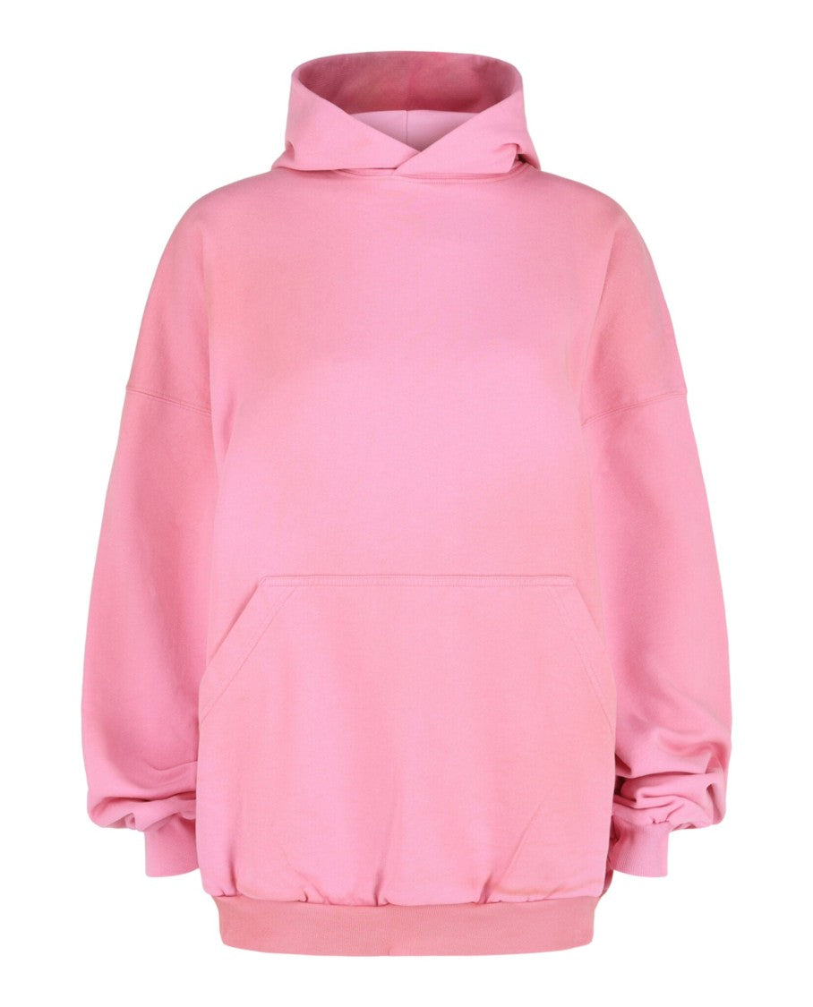Balenciaga Vintage Stonewashed Oversized Hoodie With Iconic Logo Detail