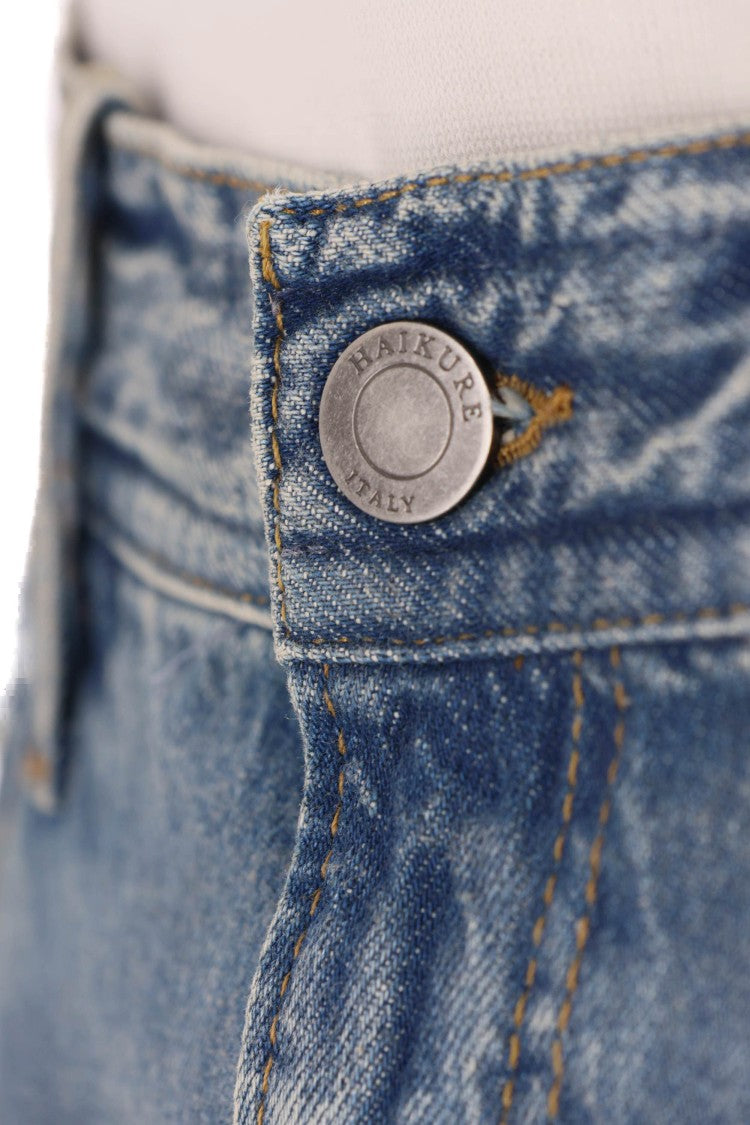 Haikure Ray Dusty Blue Cotton Jeans