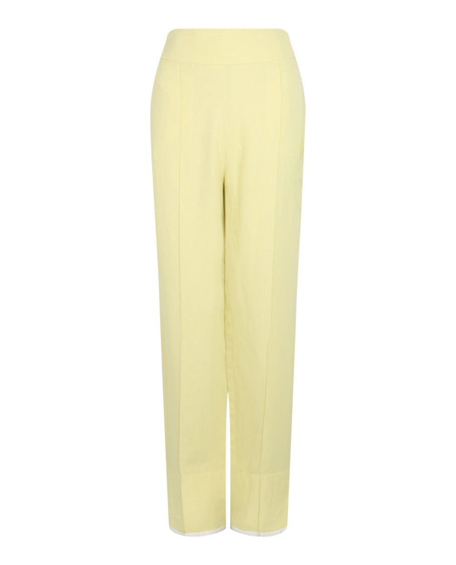 Ferragamo Contrast-Piping Tailored Pants