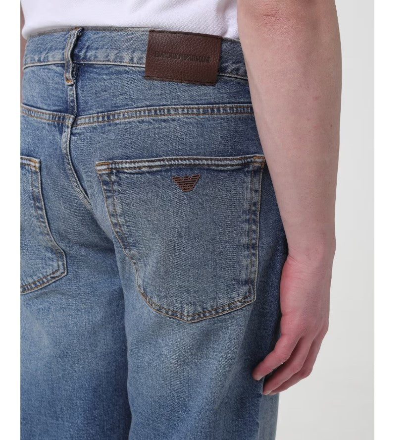 Emporio Armani Classic Design 5 Pocket Cotton Jeans