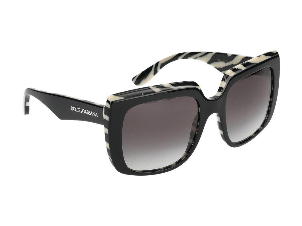 Dolce & Gabbana Zebra 0Dg4414 Acetate Oversized Square Sunglasses