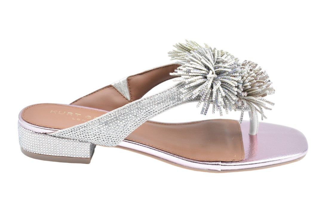 Kurt Geiger White Laced Elegance Chic 831 Low Shoes