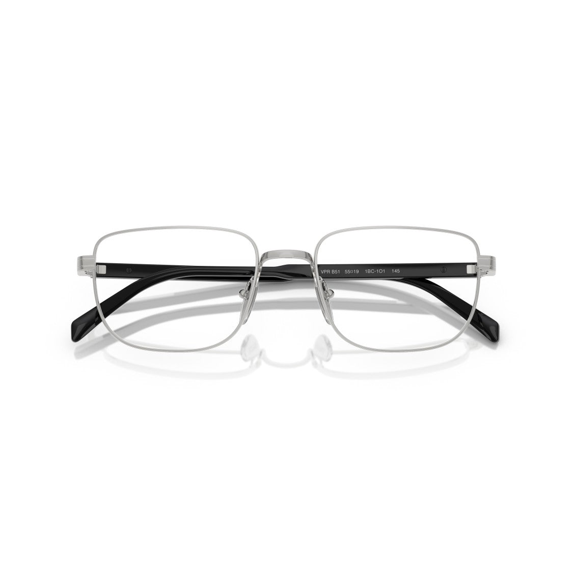 Prada 0Pr B51v Rectangular Aluminum Frame Eyeglasses