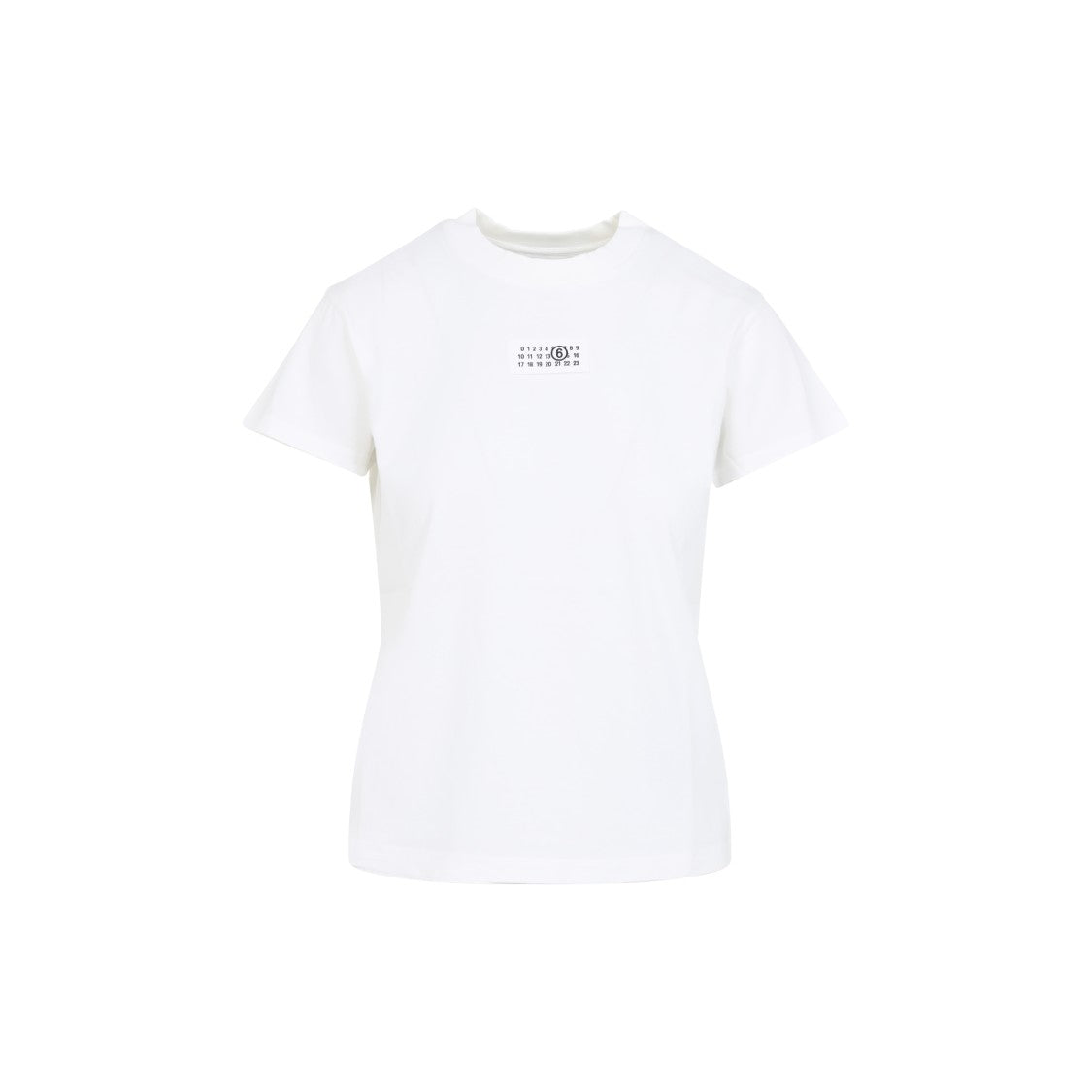 Mm6 By Maison Margiela Off-White Cotton T-Shirt