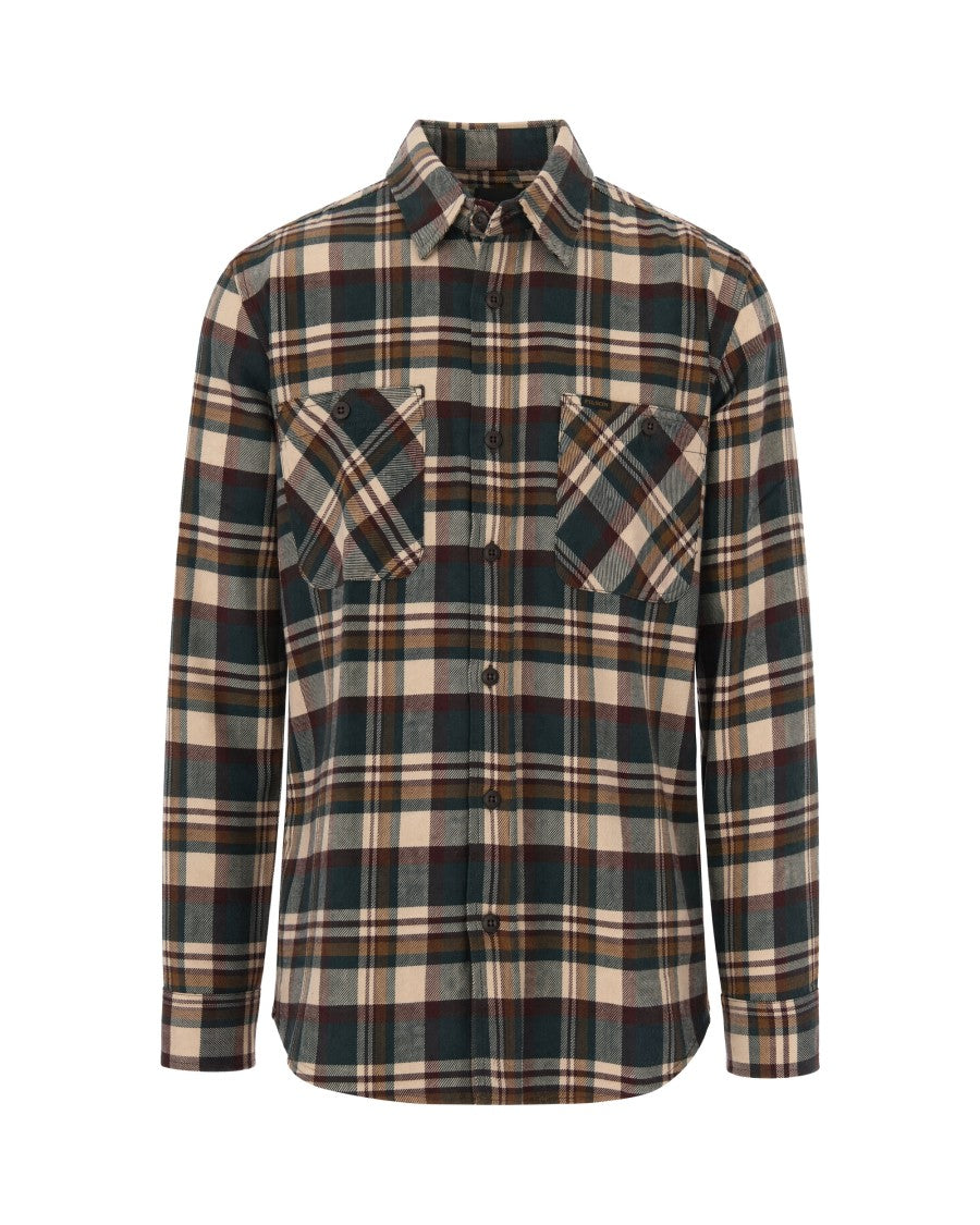 Filson Green Plaid Flannel Cotton Shirt