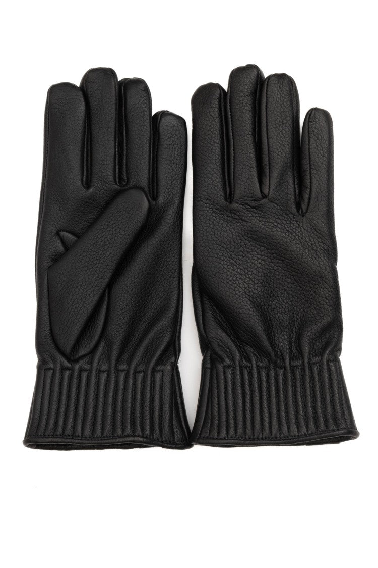 Orciani Hammered Leather Gloves