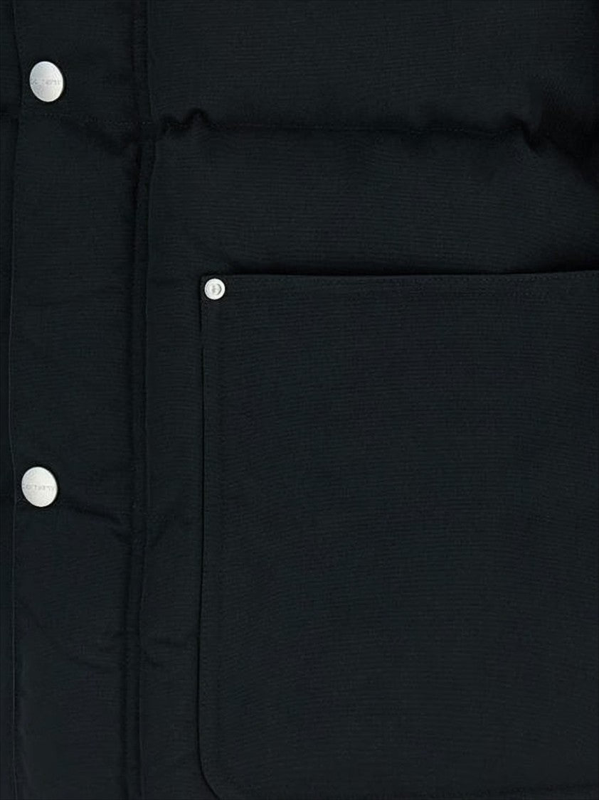 Carhartt Wip Boxy Padded Jacket With Corduroy Collar