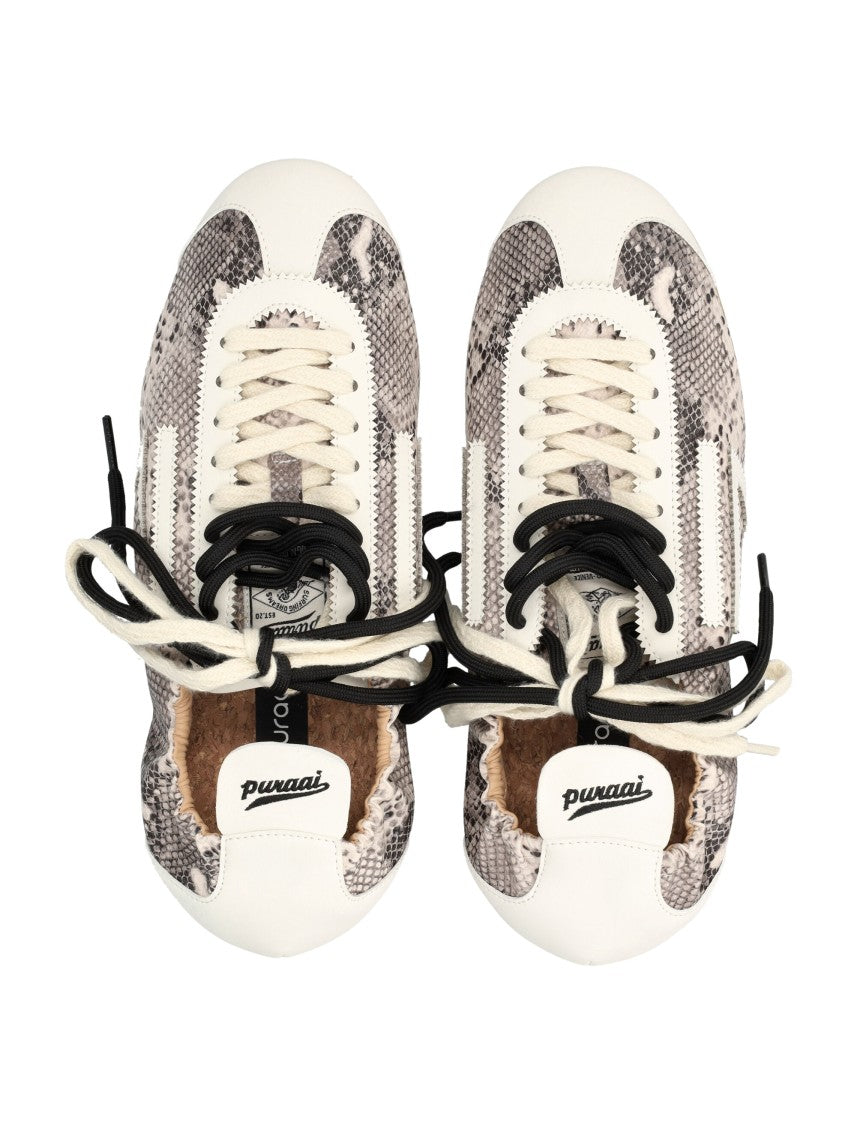 Puraai Contemporary Vegan Leather Sneakers