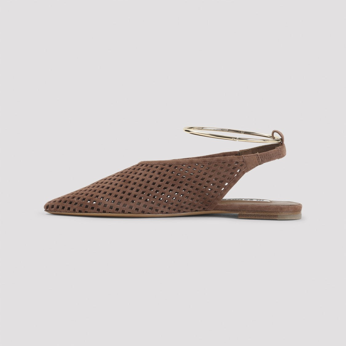 Jil Sander Pointed Toe Flat Slingback Pumps