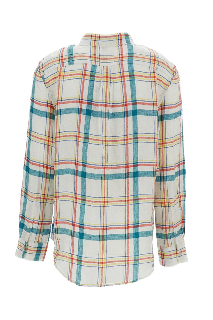Polo Ralph Lauren Multicolor Check Pattern Linen Shirt