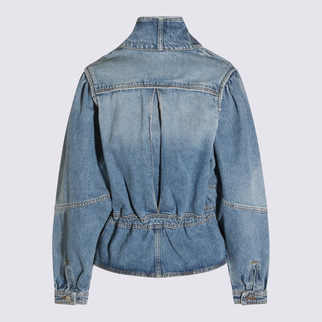 Isabel Marant Étoile Structured Denim Jacket With High Collar