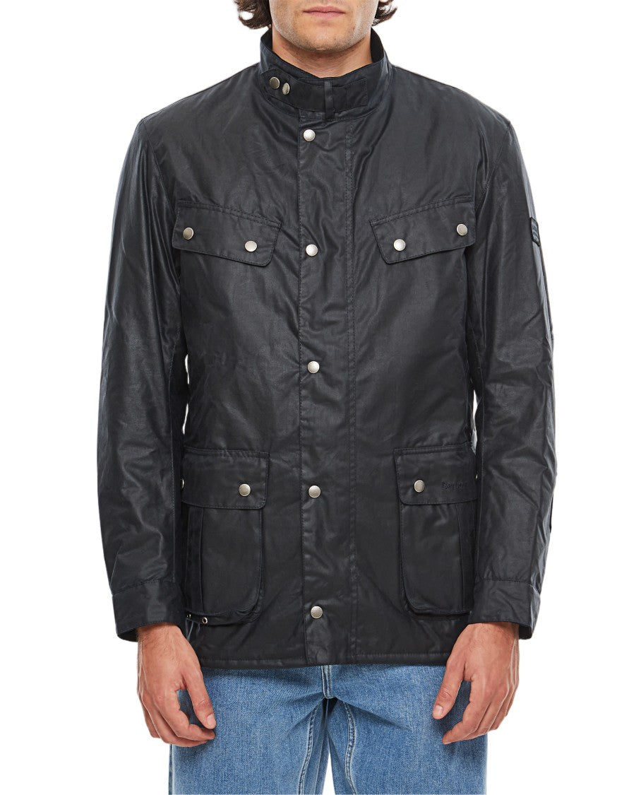 Barbour Blue Duke Waxed Jacket