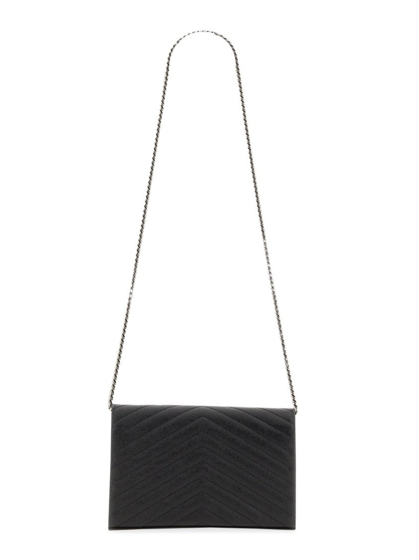 Saint Laurent Cassandre Chevron Quilted Shoulder Bag