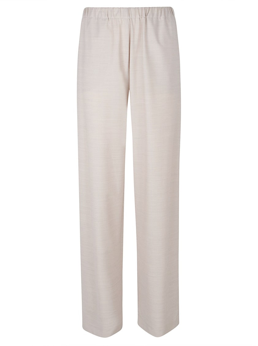 Fabiana Filippi Wool Wool-Blend Elasticated Straight-Leg Pants
