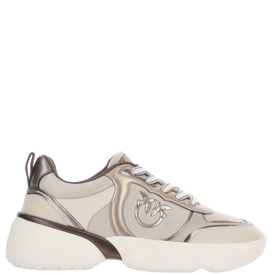 Pinko Alba Leather-Blend Sneakers