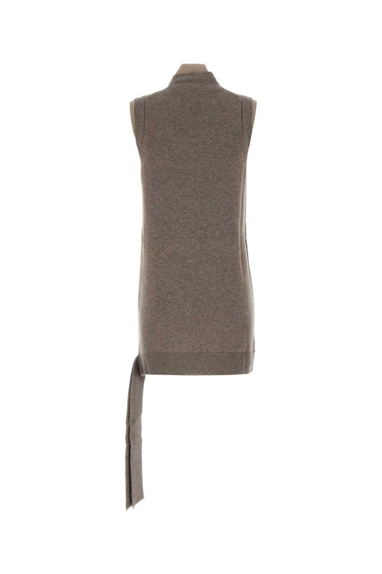 Fendi Brown Wool Blend Dress