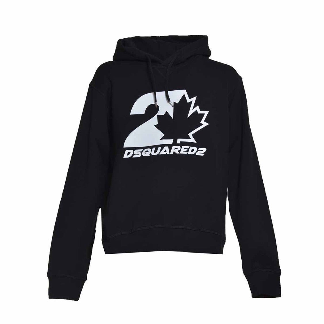 Dsquared2 Black Cotton Cool Fit Hoodie