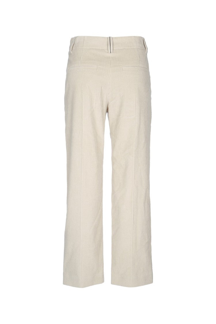 Brunello Cucinelli Straight-Leg Pants With Mid-Rise Waist