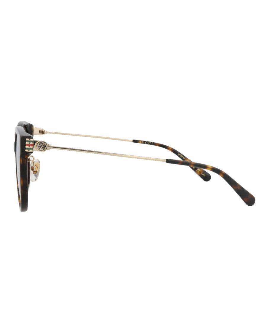 Gucci Round-Frame Recycled Acetate Sunglasses