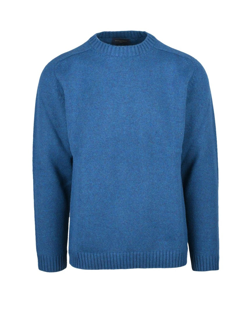 Daniele Fiesoli Extrafine Merino Wool Sweater - Blue