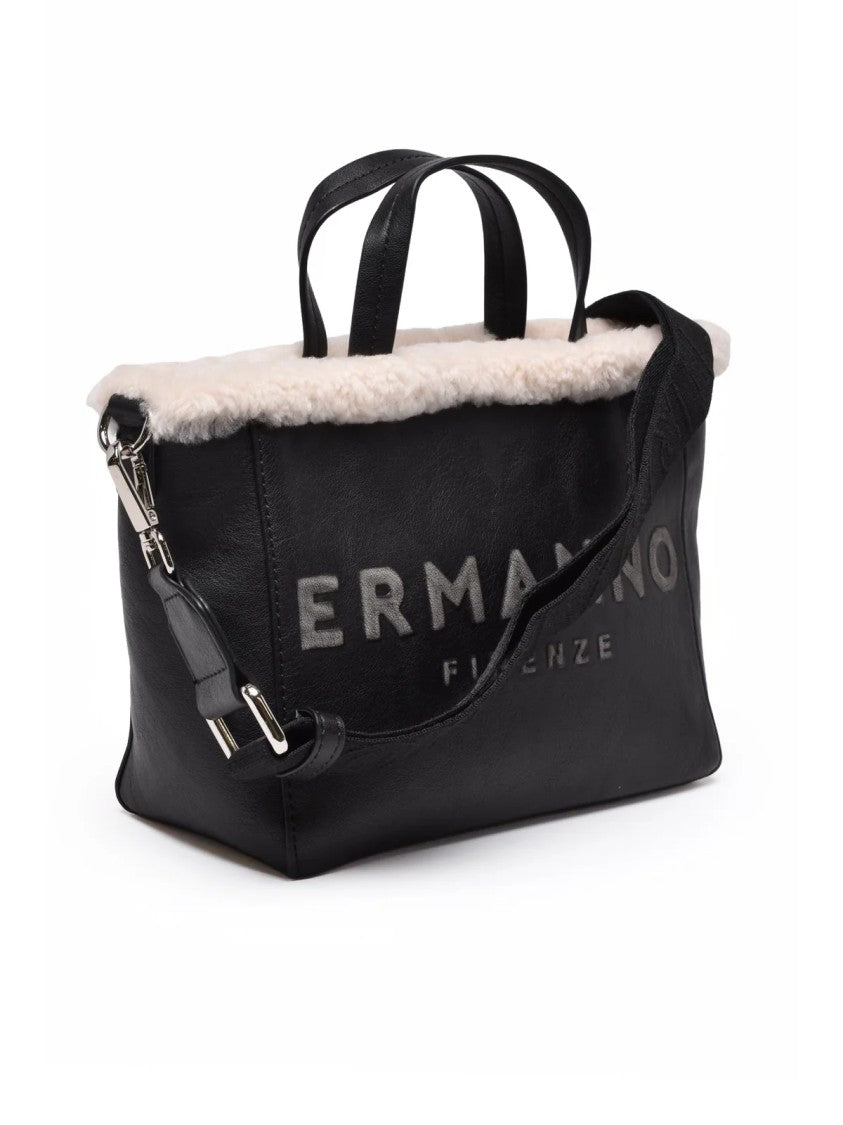 Ermanno Firenze Vanessa Double Handle Shoulder Bag With Versatile Carrying Options
