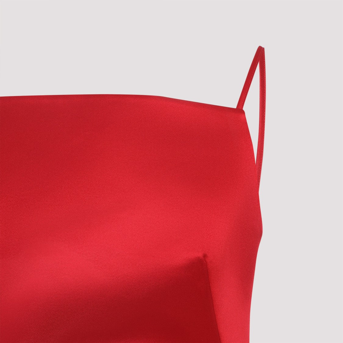 Givenchy Fitted Spaghetti Strap Silk Dress In Red