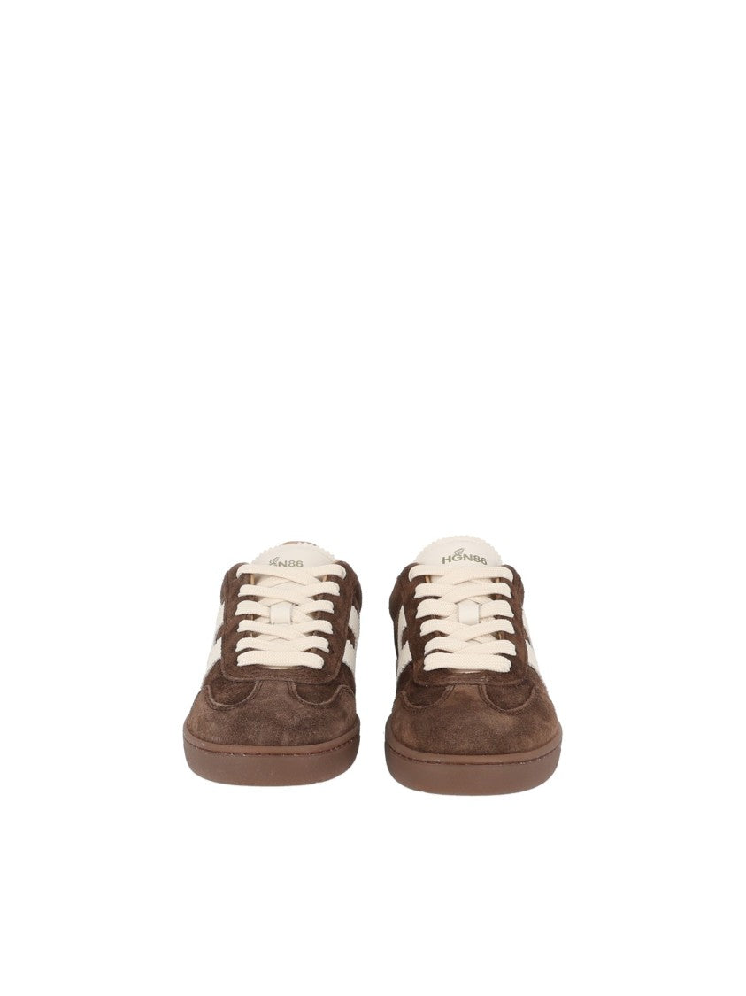 Hogan Suede Cool Logo Low-Top Sneakers