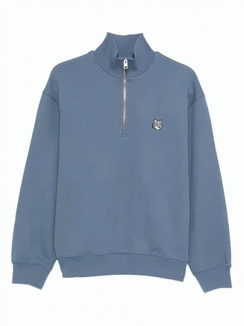 Maison Kitsuné Relaxed-Fit Half-Zip Sweatshirt