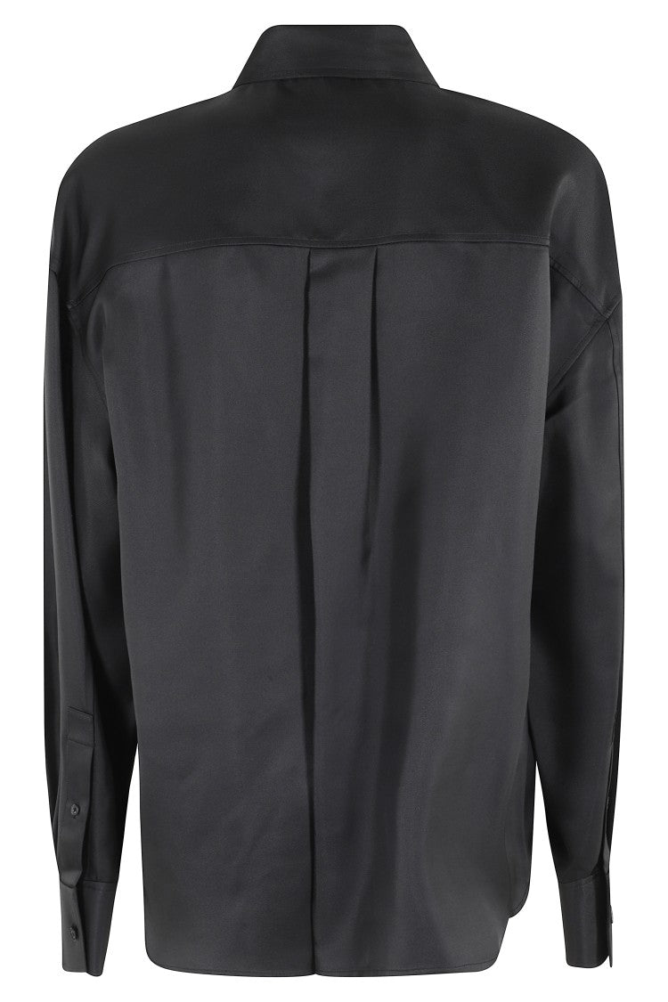Alexander Wang Button Up Slashed Sleeve Shirt