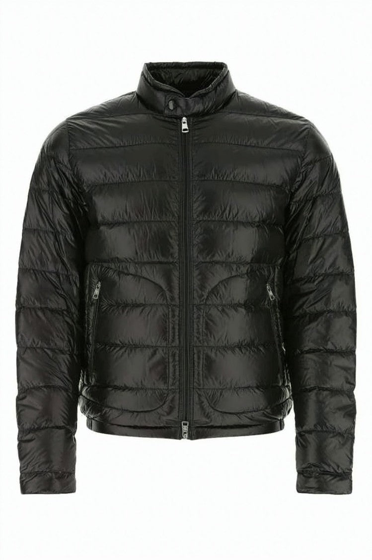 Moncler Cropped Black Puffer Jacket