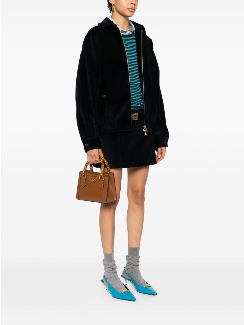 Gucci Structured Handbag With Bamboo Handles