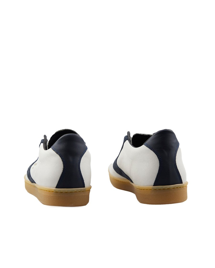 Valsport Leather Low-Top Sneakers With Honey Rubber Sole