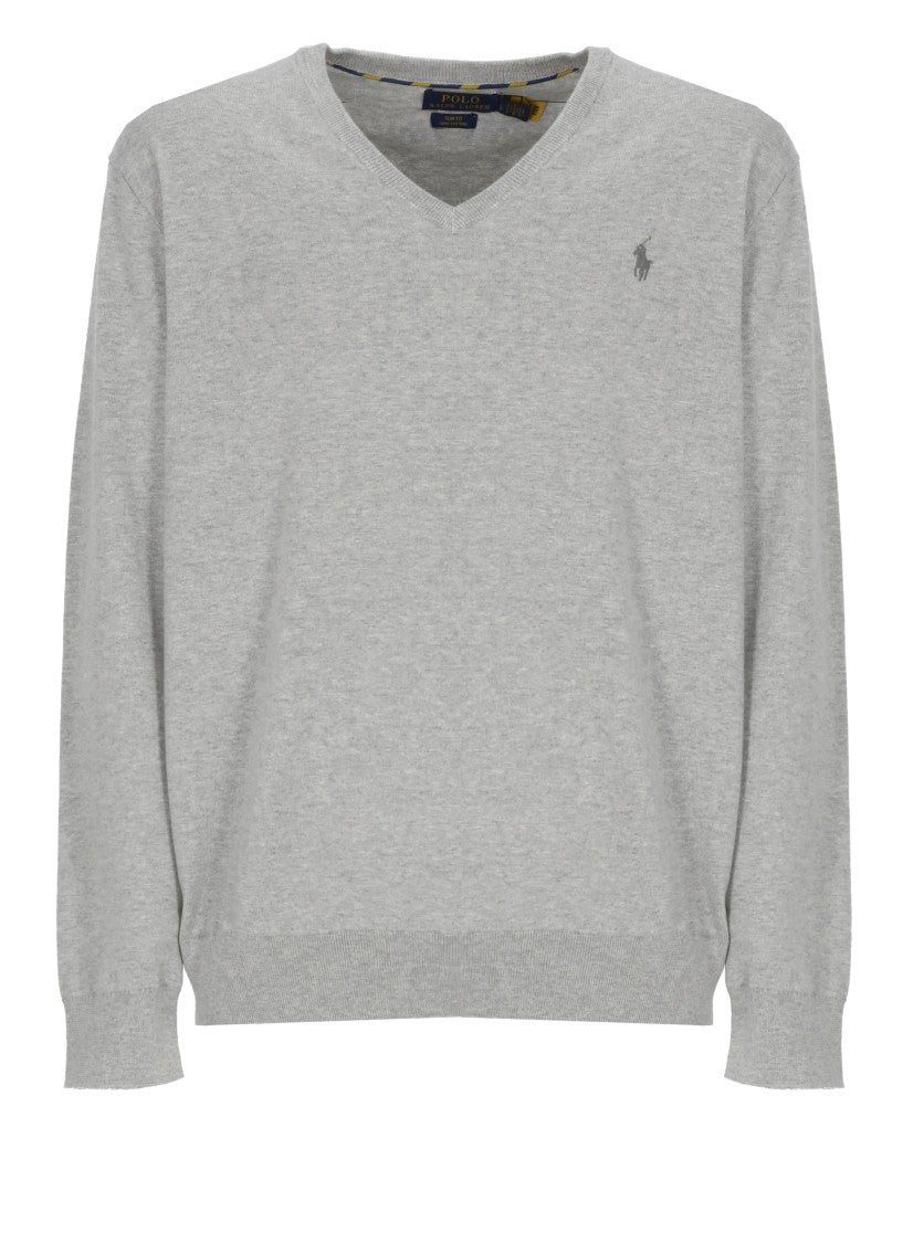 Polo Ralph Lauren Grey Pony Cotton Sweater