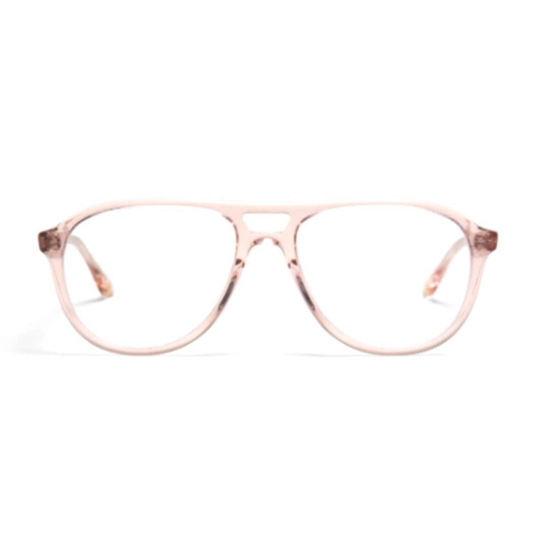 Peter And May Aria Nocturne Translucent Pink Acetate Eyeglasses