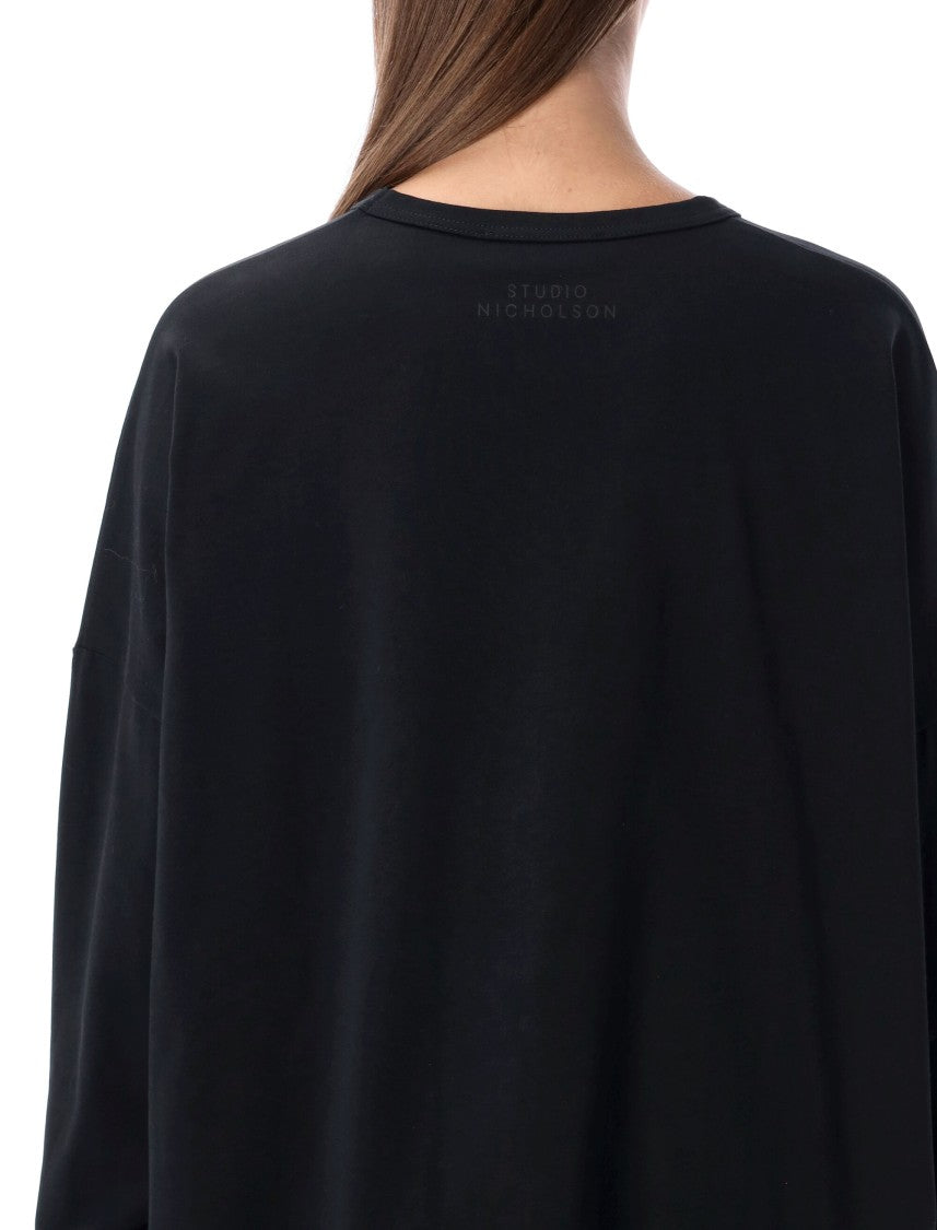 Studio Nicholson Loop Cotton Jersey Long Sleeve T-Shirt
