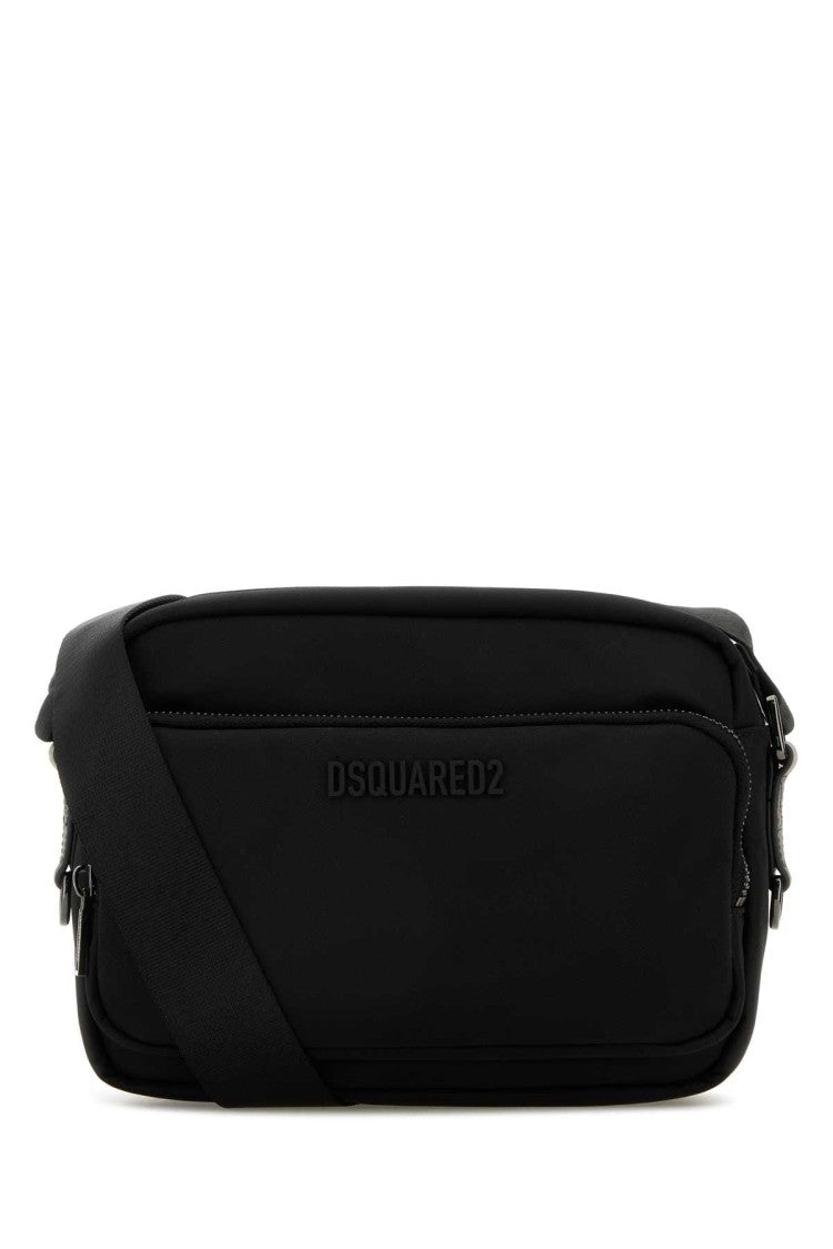 Dsquared2 Black Fabric Urban Crossbody Bag