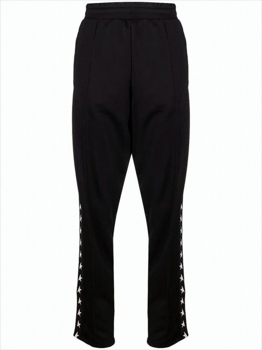 Golden Goose Jogger Pants With Star Detail And Elastic Waistband