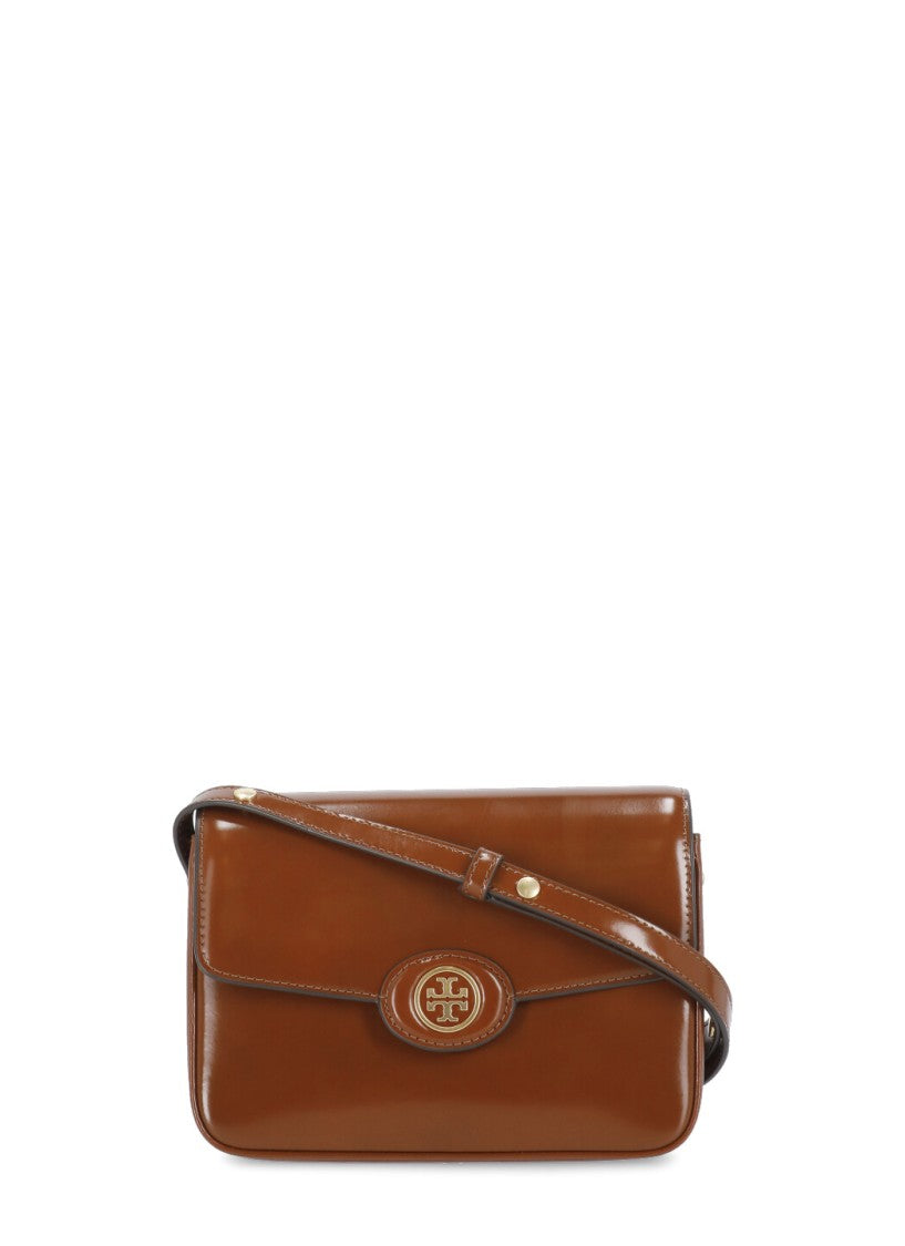 Tory Burch Brown Robinson Shoulder Bag