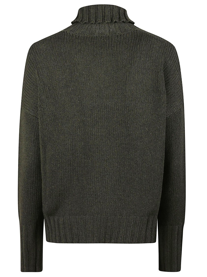 Aragona Ribbed Cashmere Turtleneck Sweater