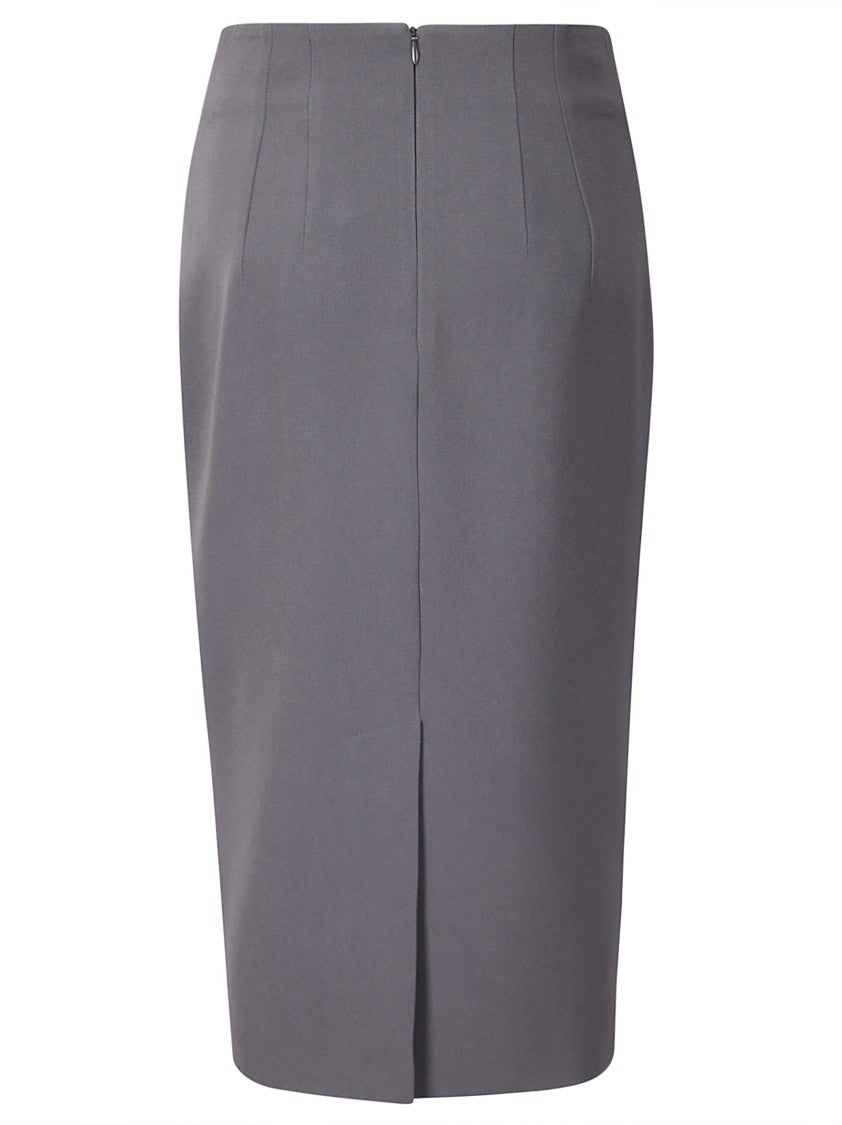 Alberto Biani Grey Midi Skirt