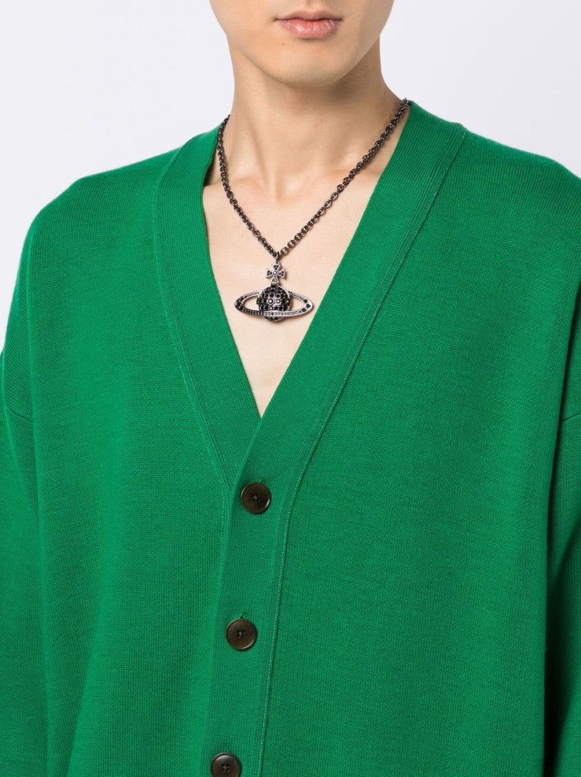 Vivienne Westwood Bold Planet-Inspired Pendant Necklace With Cross Detail