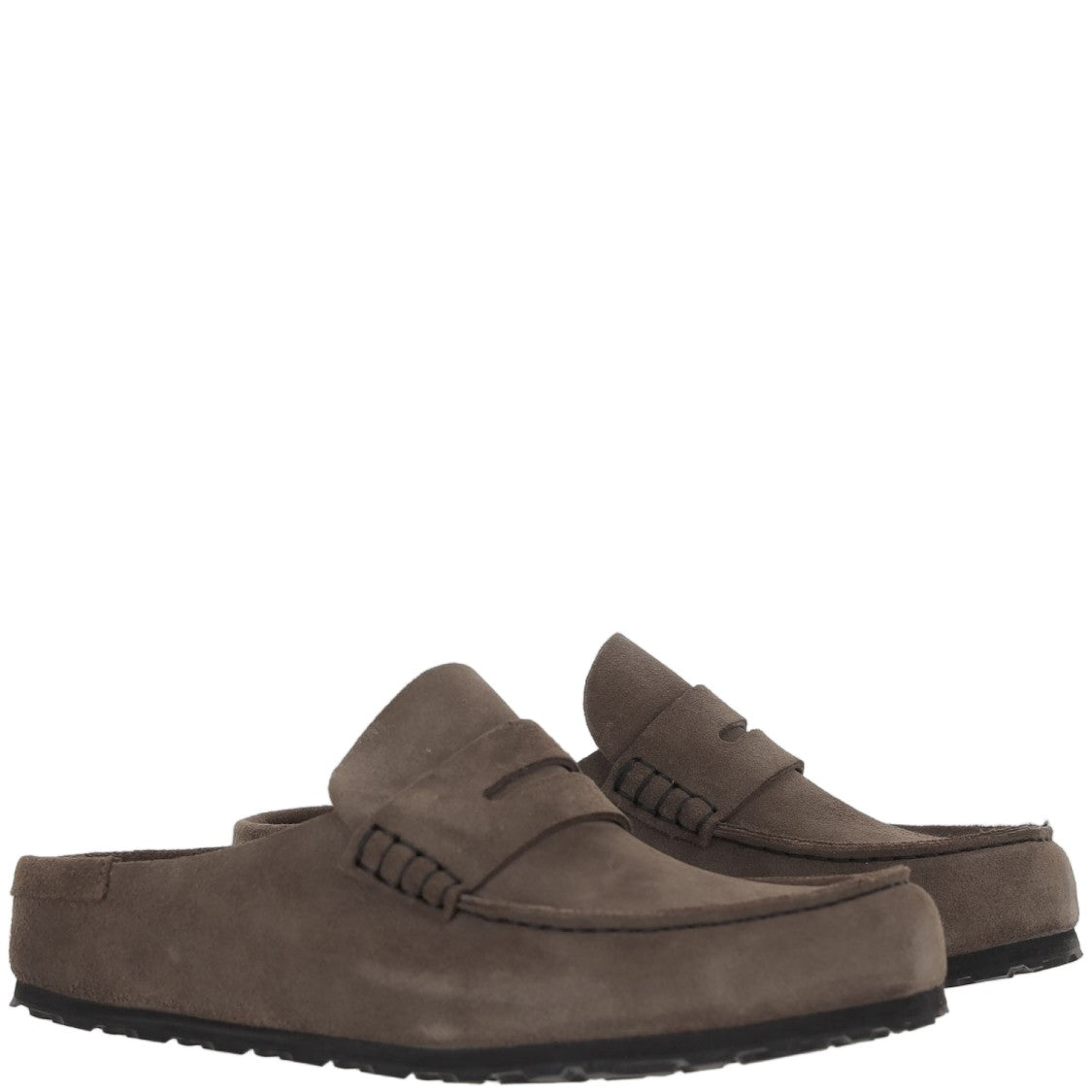 Birkenstock Naples Wrapped Loafers With Exposed Stitching And Eva Sole