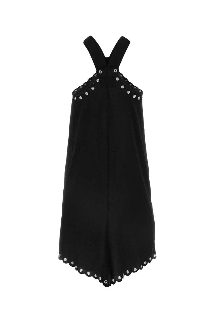 Isabel Marant Black Polyester Tegany Mini Dress