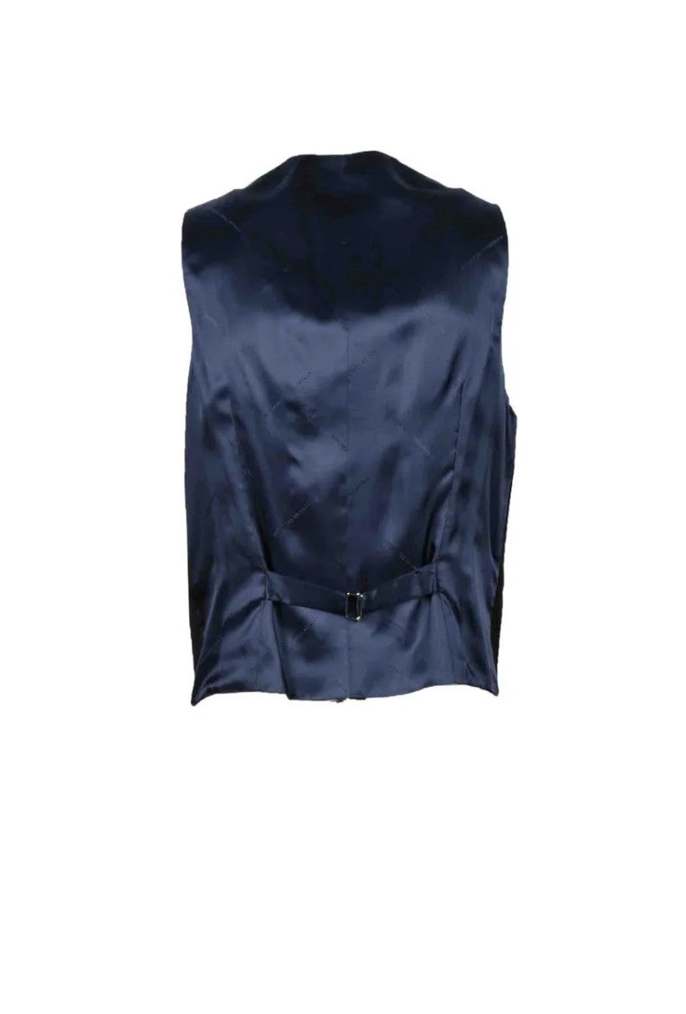 Alessandro Dell Acqua Double-Breasted Polyester-Blend Vest