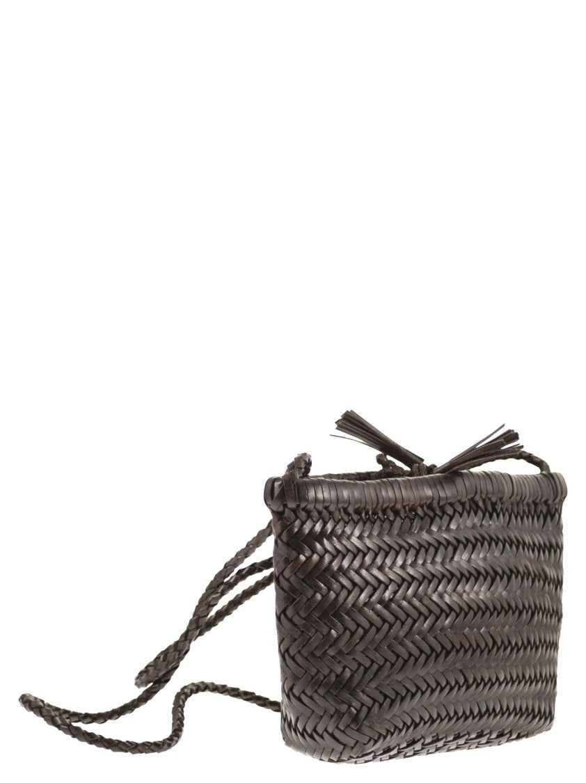 Dragon Minsu - Mini Woven Leather Bag