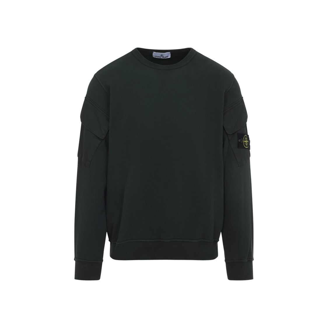 Stone Island Juniper Blue Cotton Sweatshirt