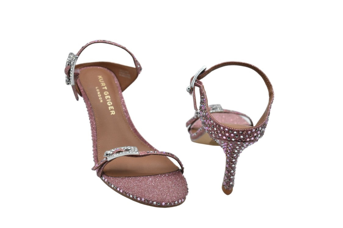 Kurt Geiger Pink Laced Chic Casual Low Shoes