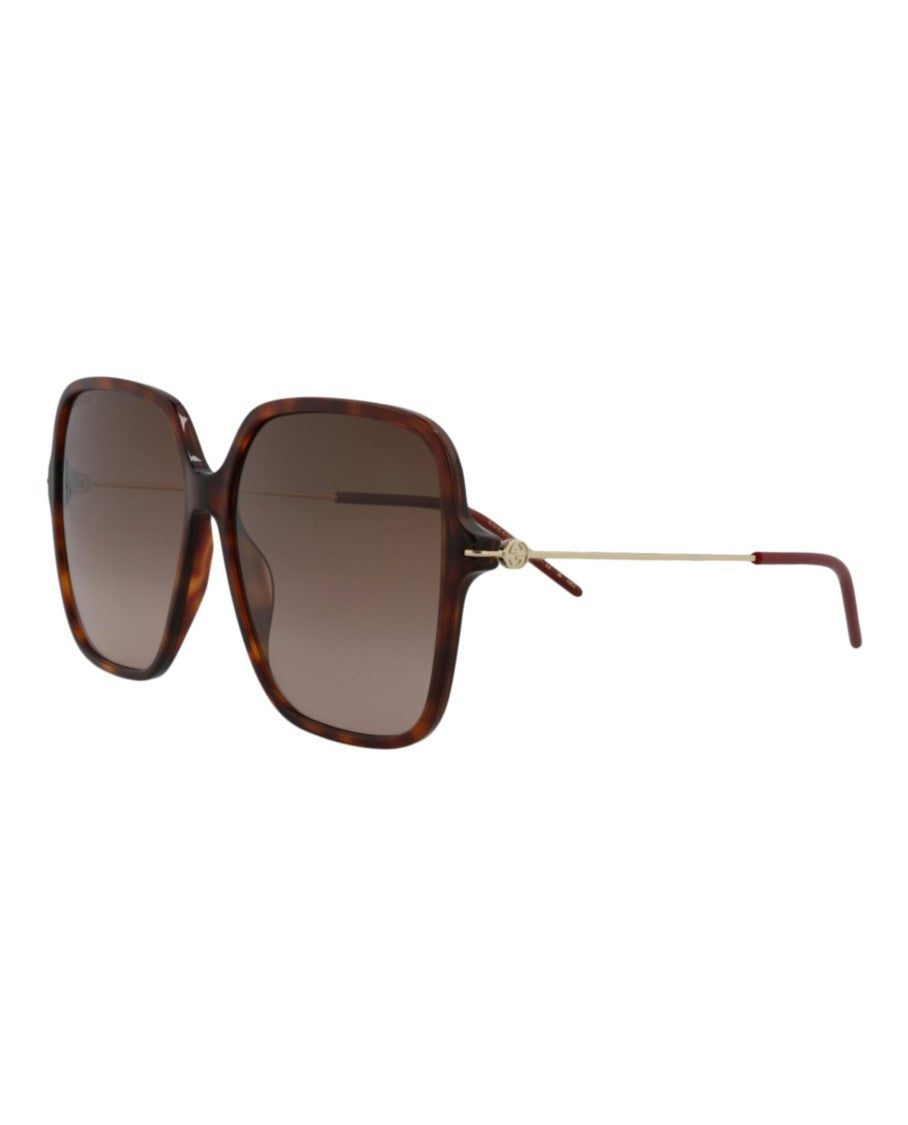 Gucci Square-Frame Recycled Acetate Sunglasses