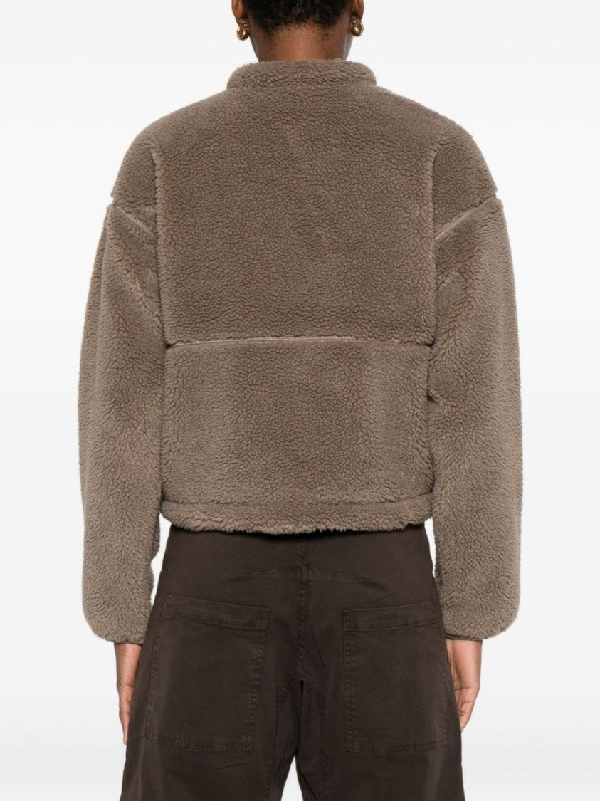 The North Face Cropped Teddy Fleece Sweater