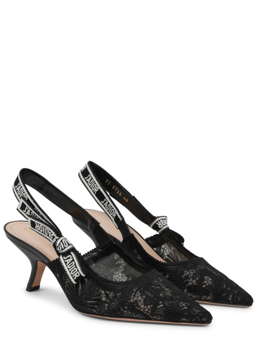 Dior J`Adior Black Lace Pumps